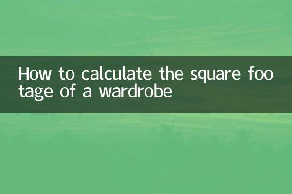 Как рассчитать площадь гардеробной