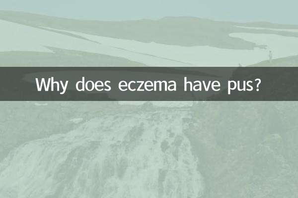 Perché l'eczema ha pus?
