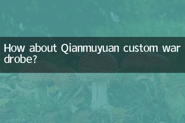 Che ne dici del guardaroba personalizzato Qianmuyuan?