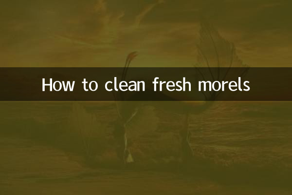 Come pulire le spugnole fresche