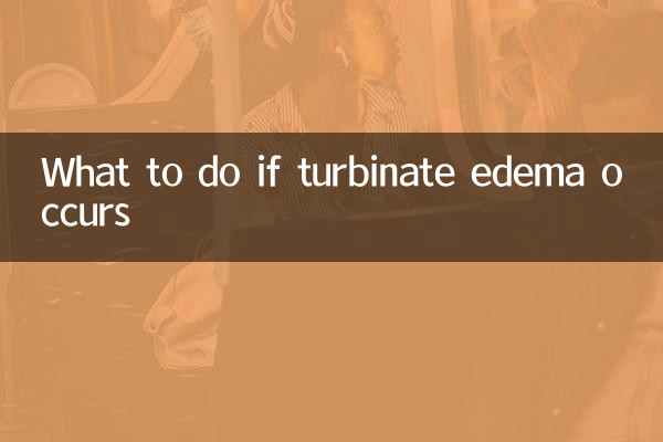 Cosa fare in caso di edema dei turbinati