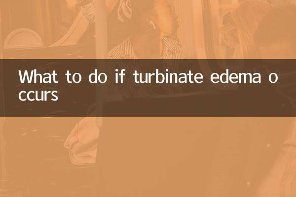 Cosa fare in caso di edema dei turbinati