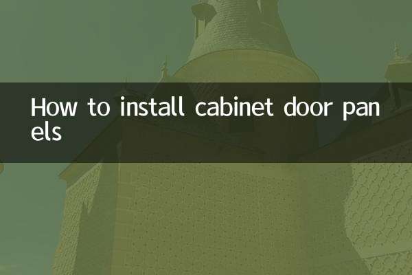 Como instalar painéis de portas de armários