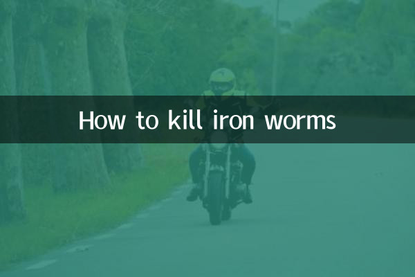 How to kill iron worms