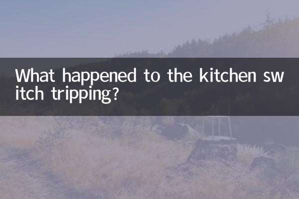 Qu'est-il arrivé au déclenchement de l'interrupteur de la cuisine ?