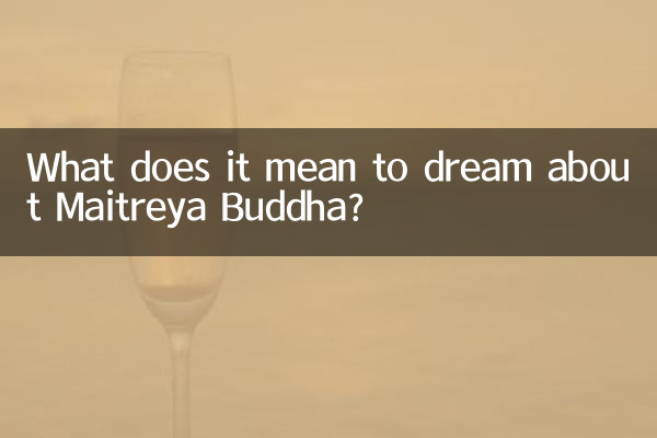 O que significa sonhar com o Buda Maitreya?