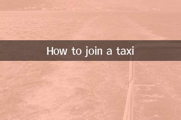 How to join a taxi