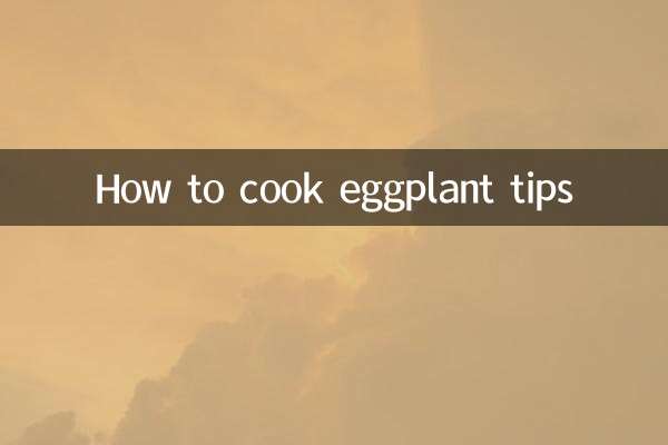 How to cook eggplant tips