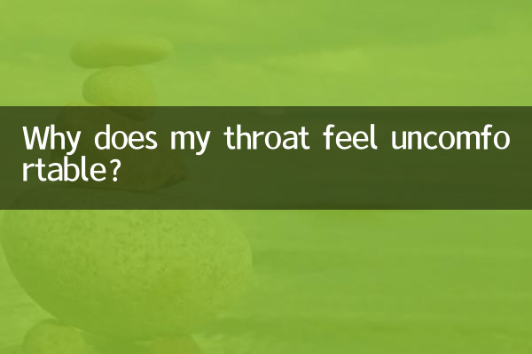 Why does my throat feel uncomfortable?