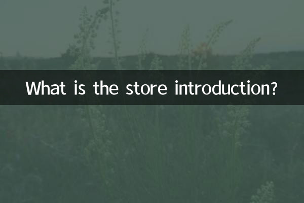 Qual è la presentazione del negozio?