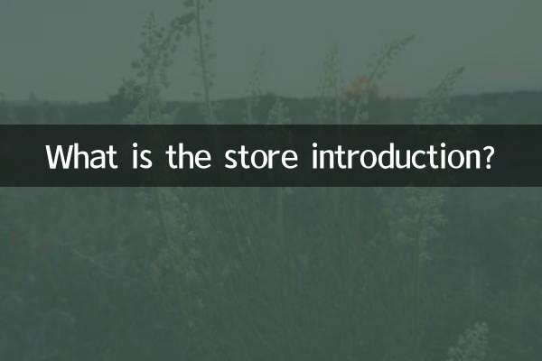 Qual è la presentazione del negozio?