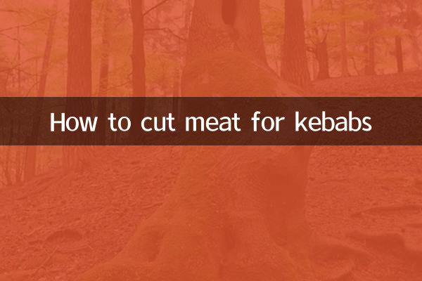 烤肉串的肉怎麼切