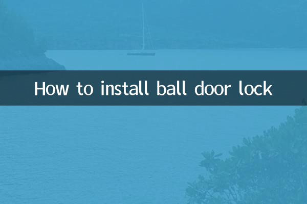 Como instalar fechadura de porta esférica