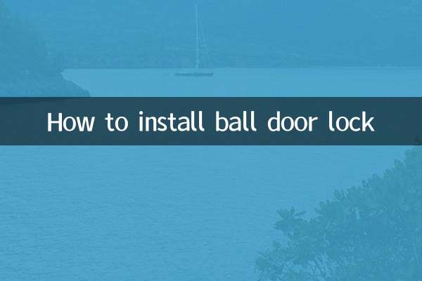 Como instalar fechadura de porta esférica