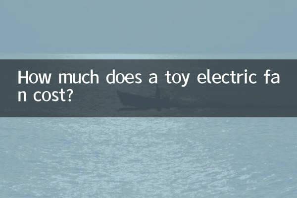 Quanto custa um ventilador elétrico de brinquedo?