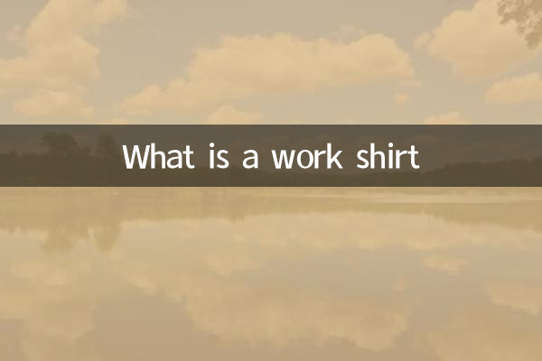 ¿Qué es una camisa de trabajo?