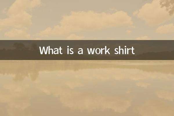 ¿Qué es una camisa de trabajo?