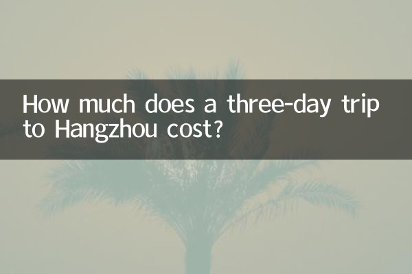 Quanto costa un viaggio di tre giorni a Hangzhou?