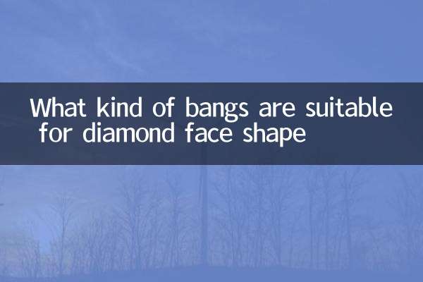 다이아몬드 얼굴형에는 어떤 앞머리가 어울리는지