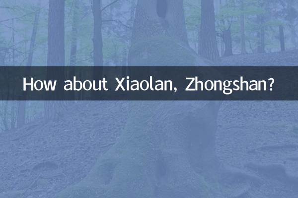 Как насчет Сяоланя, Чжуншань?