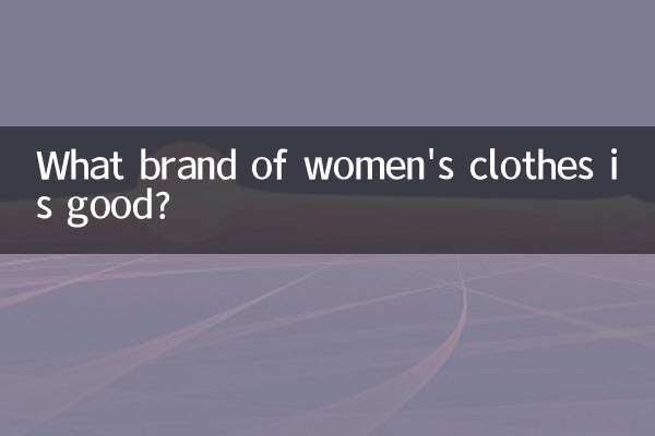 レディース服はどこのブランドがいいですか？