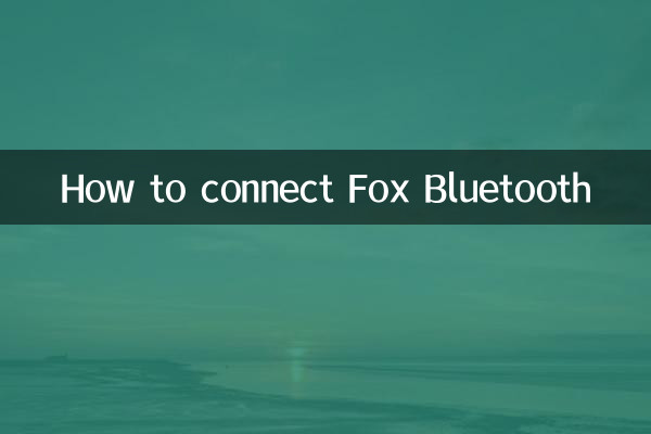 Como conectar o Fox Bluetooth