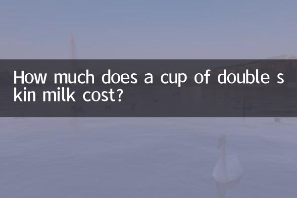 এক কাপ ডাবল চামড়ার দুধের দাম কত?