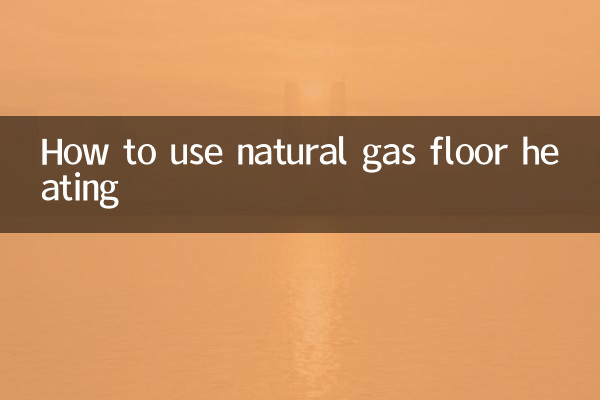 So nutzen Sie eine Erdgas-Fußbodenheizung