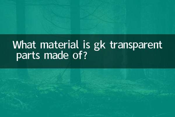 gk透明件是什麼材料