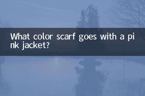 Welche Schalfarbe passt zu einer rosa Jacke?