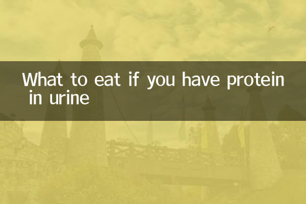 尿中にたんぱくが出た場合に食べるべきもの