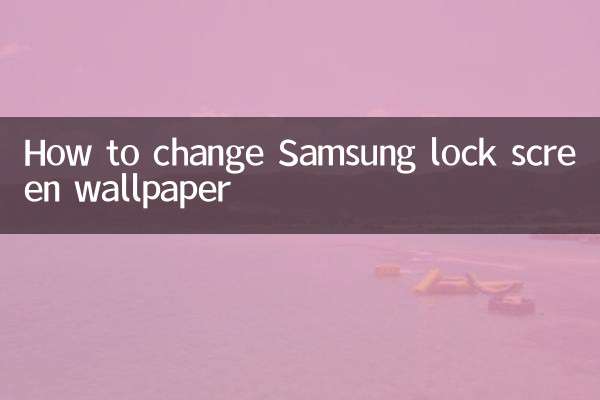 So ändern Sie das Hintergrundbild des Samsung-Sperrbildschirms