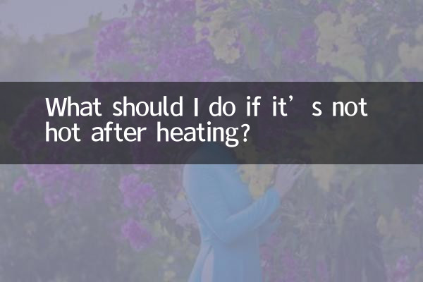 O que devo fazer se não estiver quente após o aquecimento?