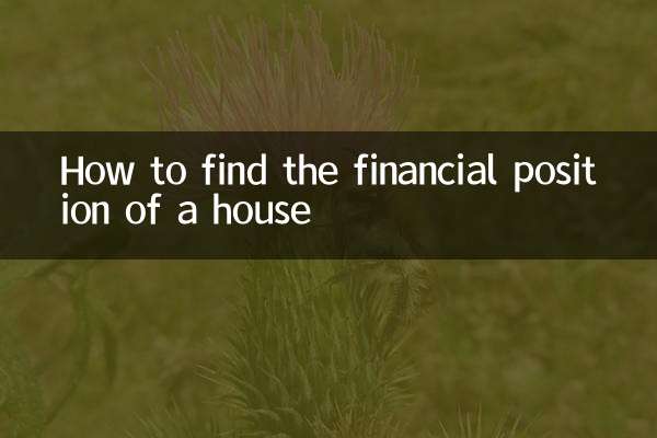 How to find the financial position of a house