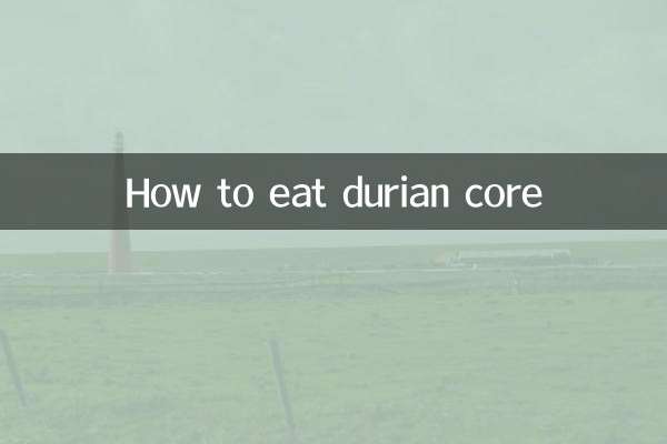 榴莲的核怎么吃