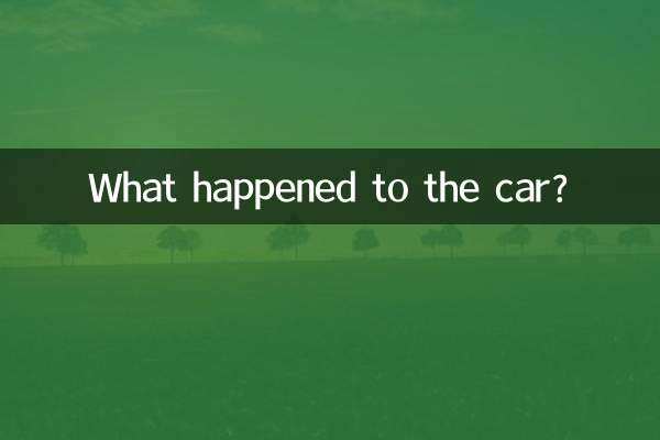 ¿Qué pasó con el auto?