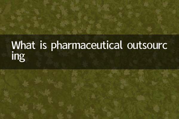 제약 아웃소싱이란 무엇입니까?