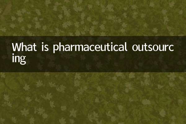 제약 아웃소싱이란 무엇입니까?