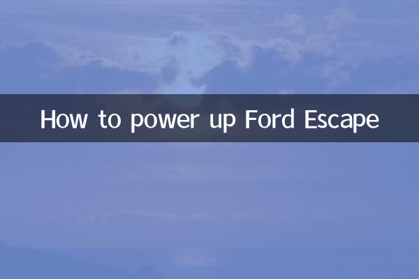 フォード・エスケープをパワーアップする方法