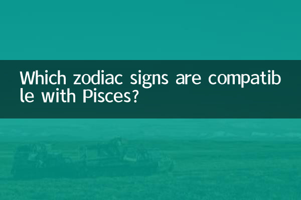 Quais signos do zodíaco são compatíveis com Peixes?