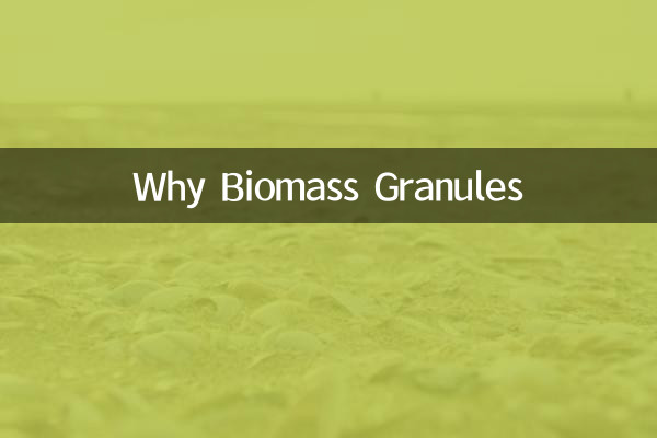 Perché granuli di biomassa