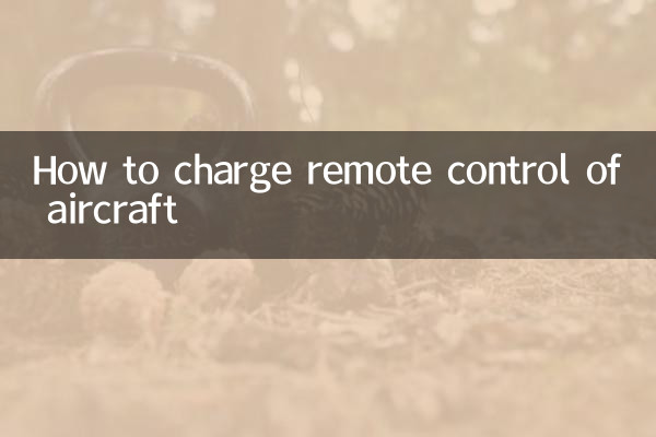 Cómo cargar el control remoto de las aeronaves