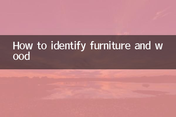 Come identificare mobili e legno