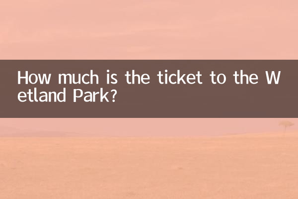 Quanto costa il biglietto per il Wetland Park?