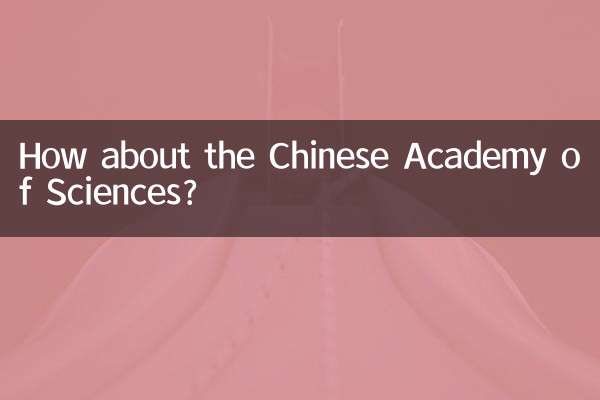 How about the Chinese Academy of Sciences?