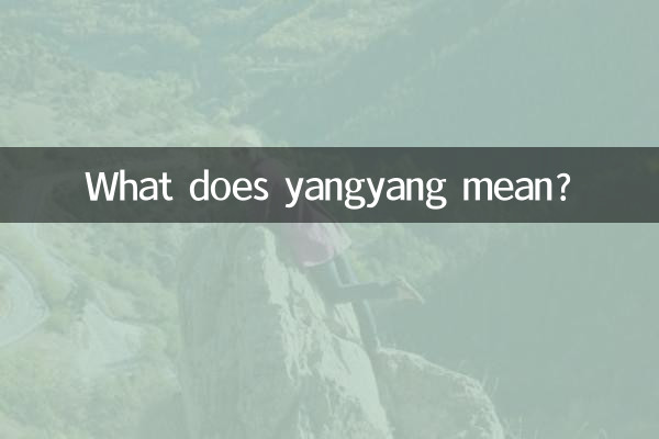 Cosa significa yangyang?