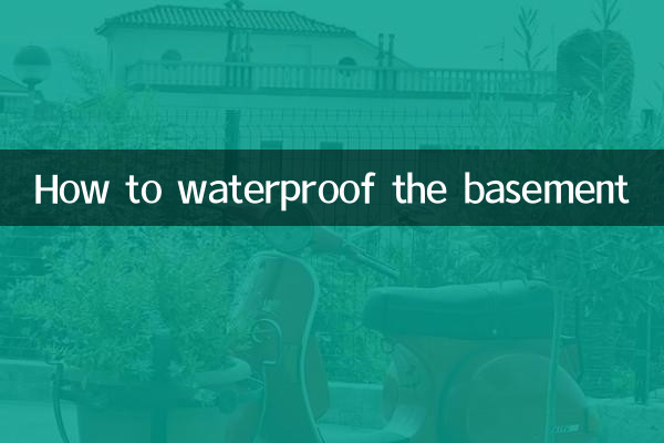 How to waterproof the basement