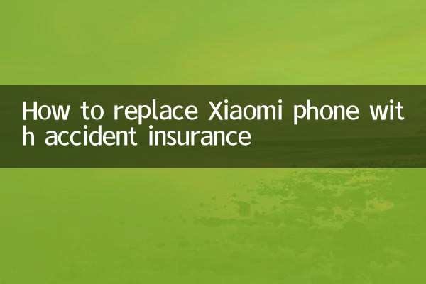 Comment remplacer le téléphone Xiaomi par une assurance accident
