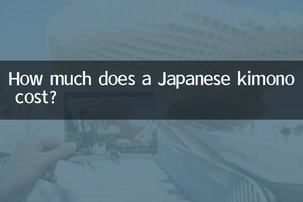 Combien coûte un kimono japonais ?