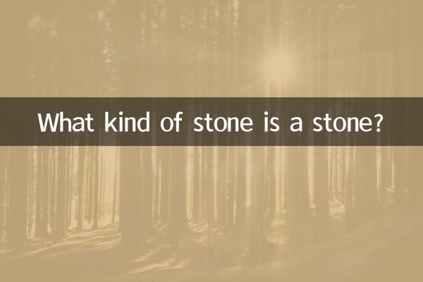 ¿Qué tipo de piedra es una piedra?